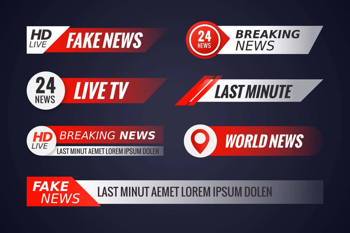 Yangilik bannerlari to'plami | Collection live streams news banners 1