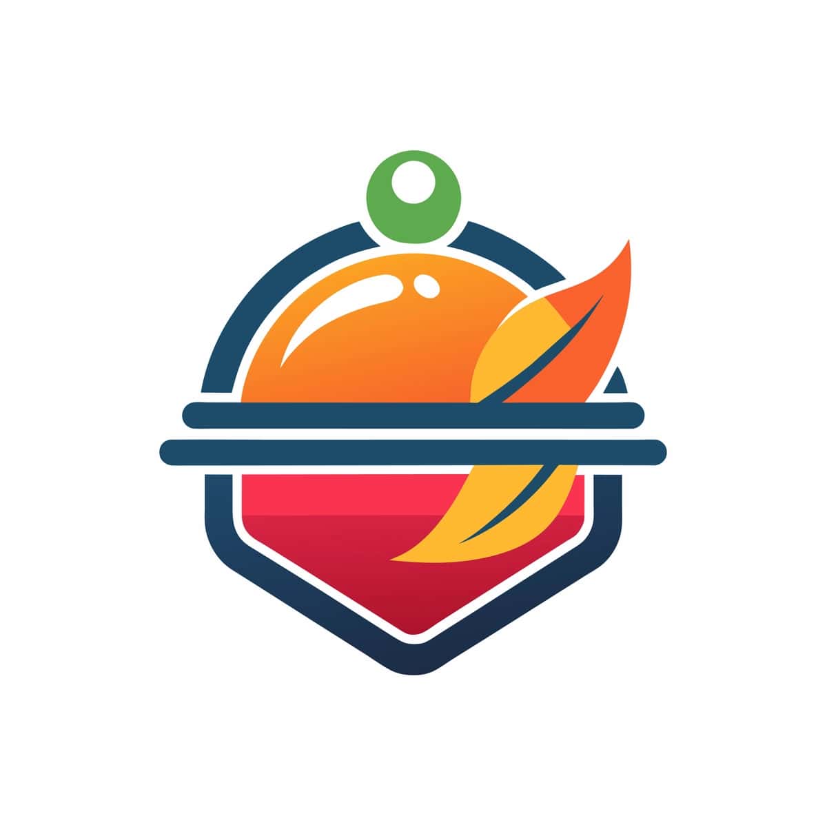 Toza chiziqlar jonli ranglarga ega zamonaviy logotip dizayni meva kompaniyasi | Modern logo design fruit company featuring clean lines vibrant colors 1