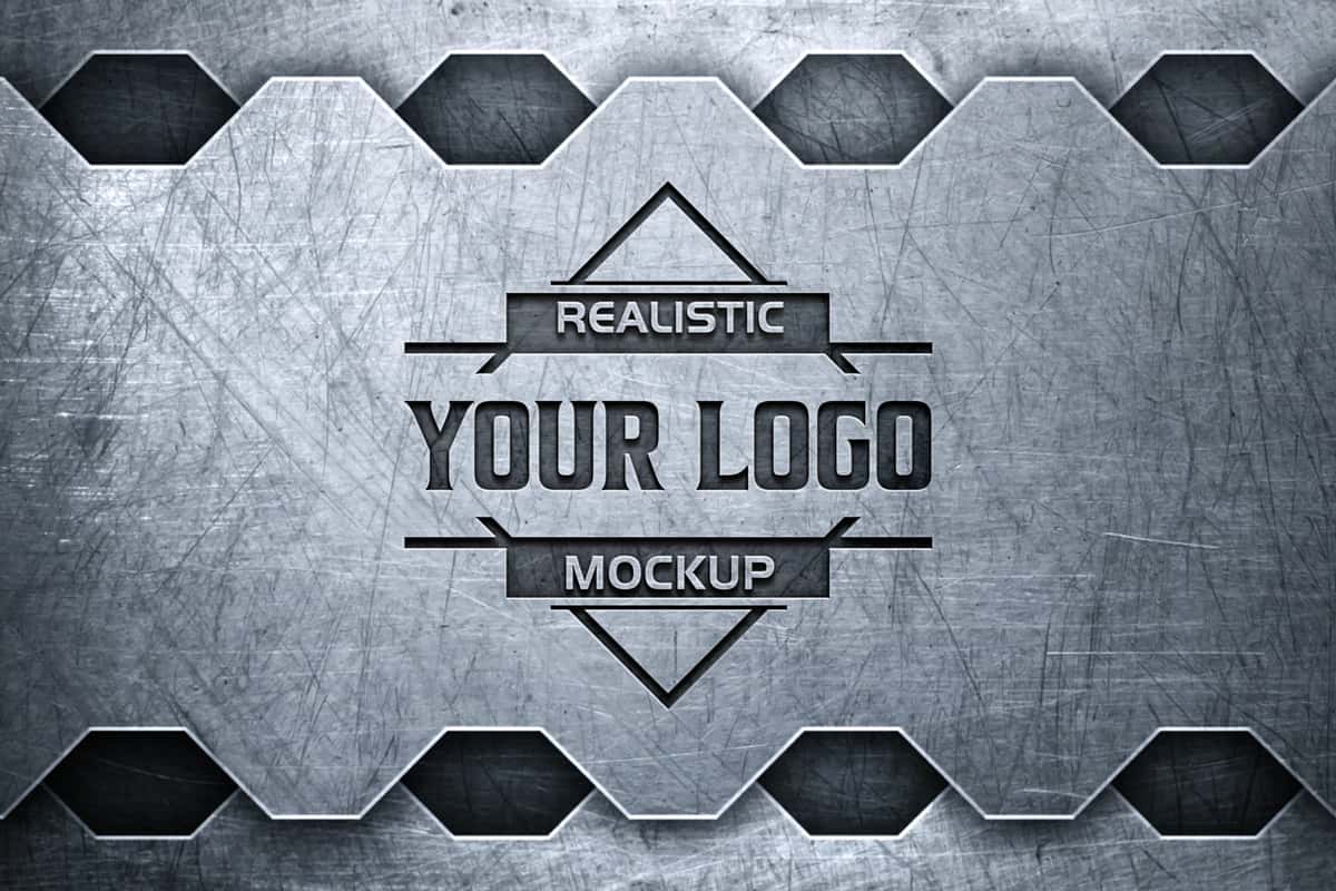 Shtamplash logotipi | Stamping logo mockup 1