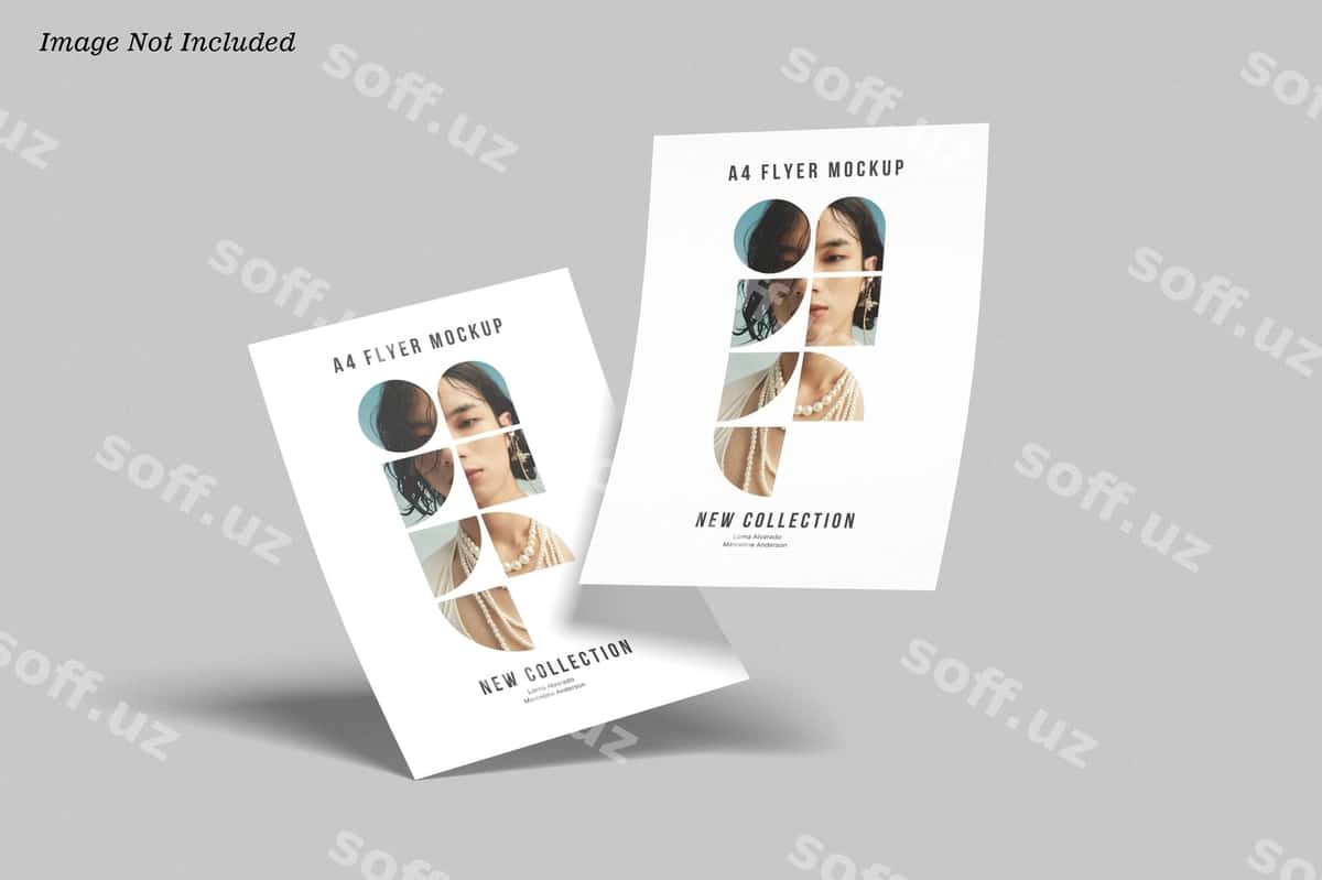 A4 flyer mockup | A4 flyer mockup 1