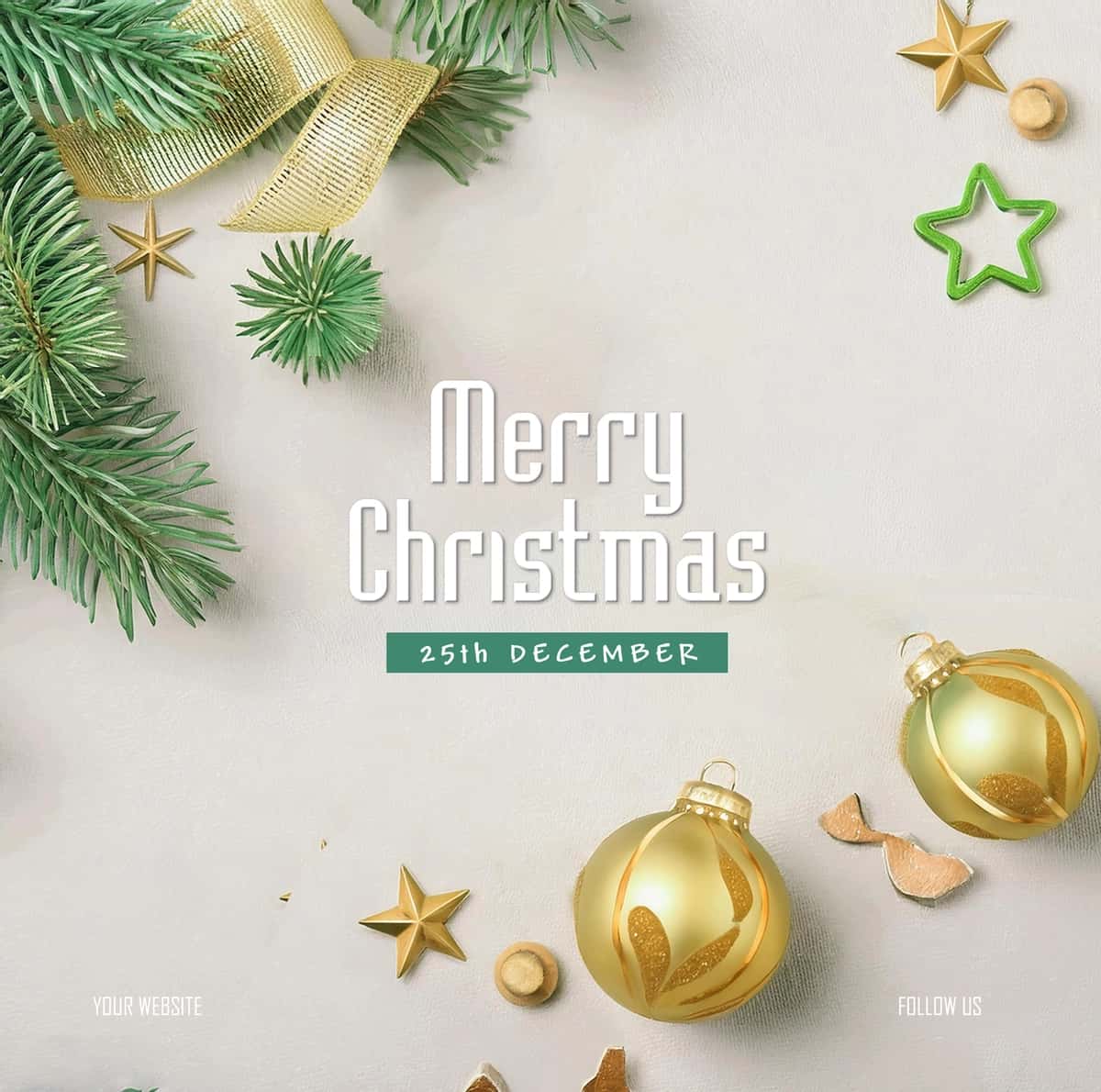 Muborak Rojdestvo ijtimoiy media post dizayni | Merry chistmas social media post design 1