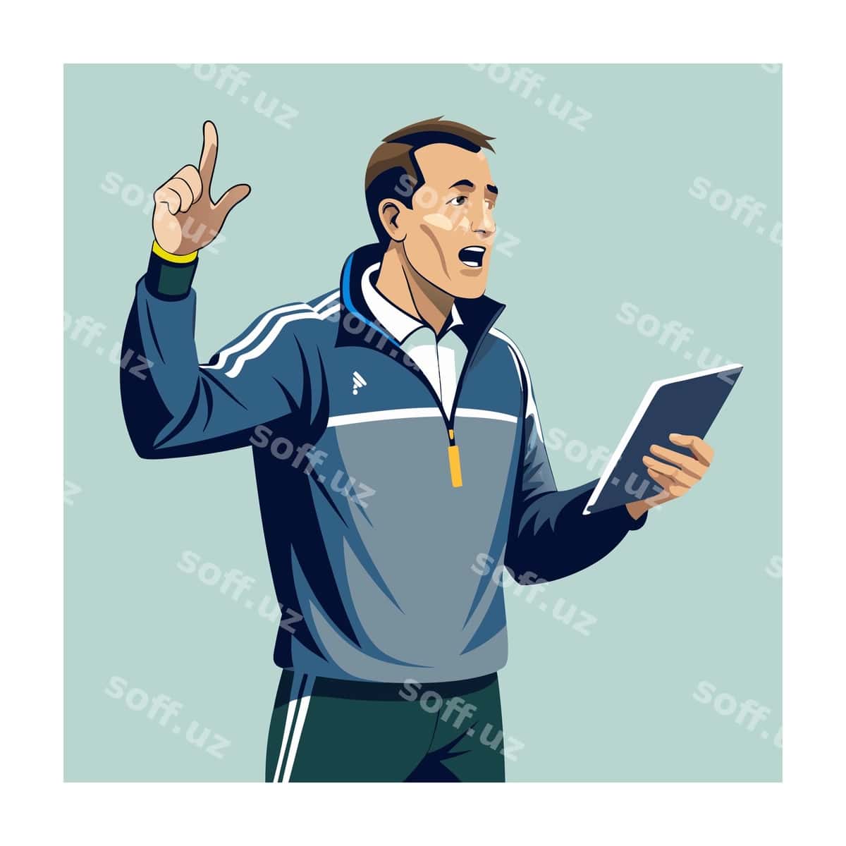 Amerikanskiy futbol vektor illustratsiyasi | American football vector illustration 1