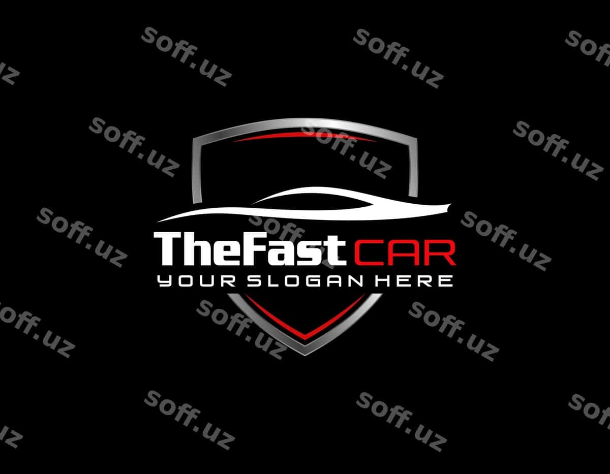 Avtomobil vektor logotipi shabloni | Automotive car vector logo template 1