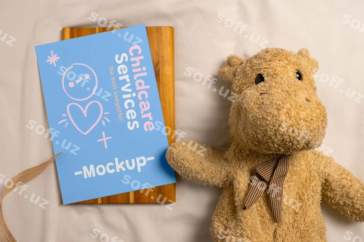 Chaqaloq bosqich ramka namunasi | Baby milestone frame mockup 1