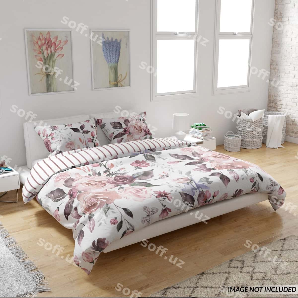 Yotoq to'plami namunasi | Bedding set mockup 1