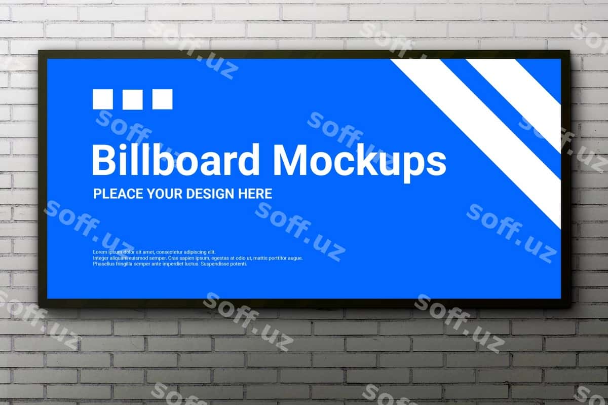 Billboard namunalar | Billboard mockups 1