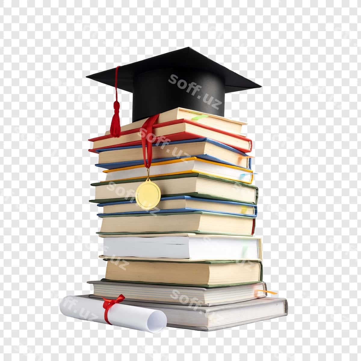 Kitob izolyatsiya qilingan shaffof fon | Book isolated transparent background 1