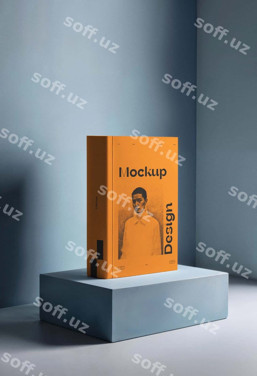 Kitob studiya mockup | Book studio mockup 1