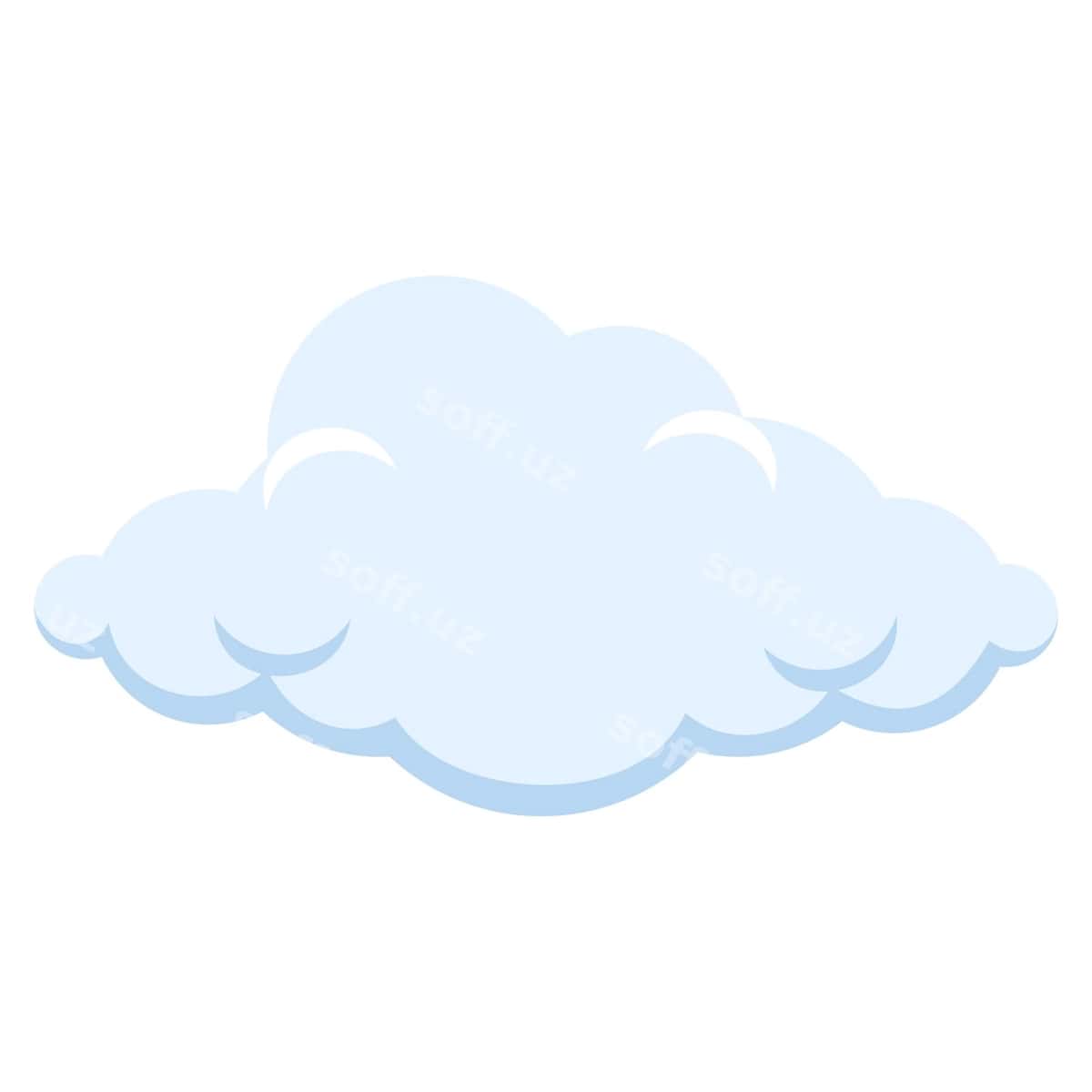 Bulut vektor illustratsiyasi | Cloud vector illustration 1