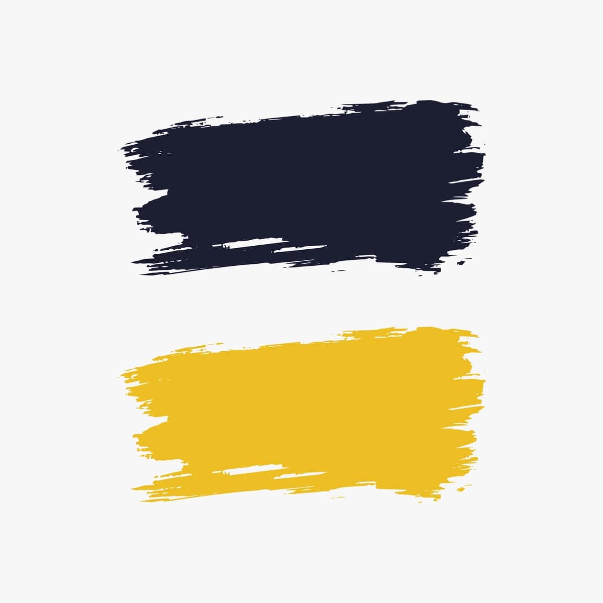 Mavhum qora cho'tka zarbasi | Abstract black brush stroke 1