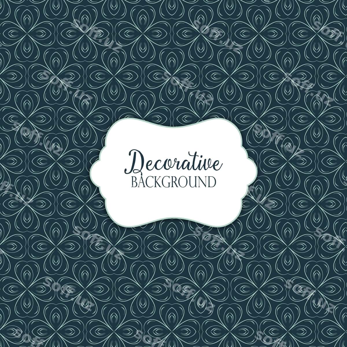 Dekorativ naqshli fon | Decorative pattern background 1