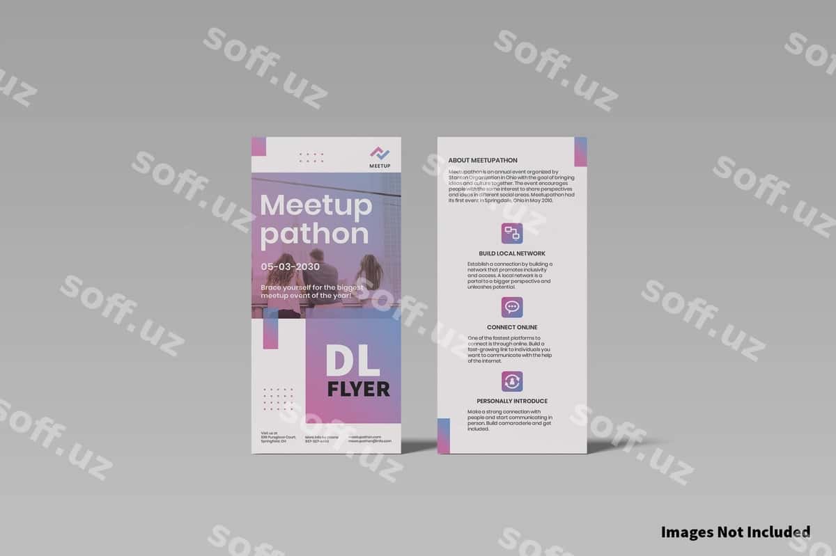 DL varaqasining maketi | Dl flyer mockup 1