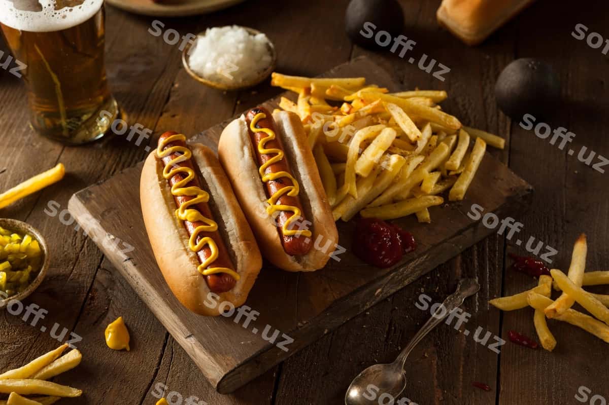 Mustar ketchupli hot dog | Dog with mustard ketchup 1