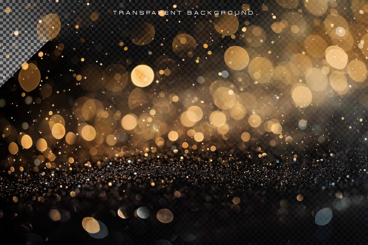 Oltin bokeh chiroqlari | Golden bokeh lights 1