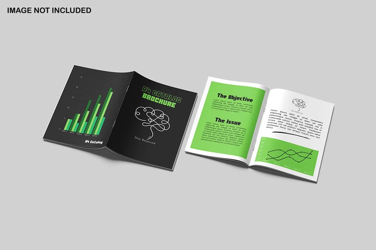 A4 katalog maketi | A4 catalog mockup 1