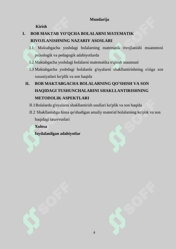Maktabgacha  yoshdagi bolalarda elementar matematik tasavvurlarni shakllantirish metodikasi 2