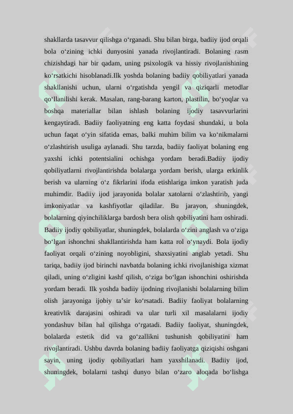 Ilk yosh bolalarining badiiy ijodiy qobiliyatlarini  rivojlantirish metodlari 4