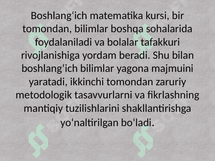 BIRINCHI SINFDA MATEMATIKADAN O'QUVCHILARNING BILISH AKTIVLIGINI O'SHIRISH METODIKASI 7