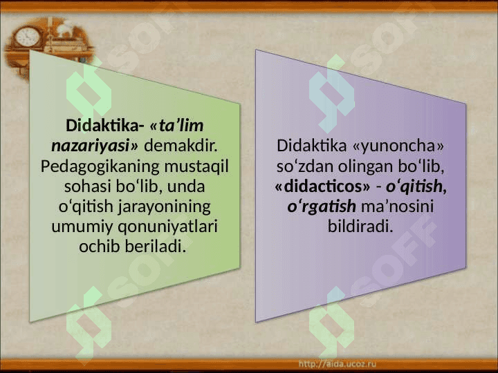 Didaktika-ta’lim  nazariyasi 2