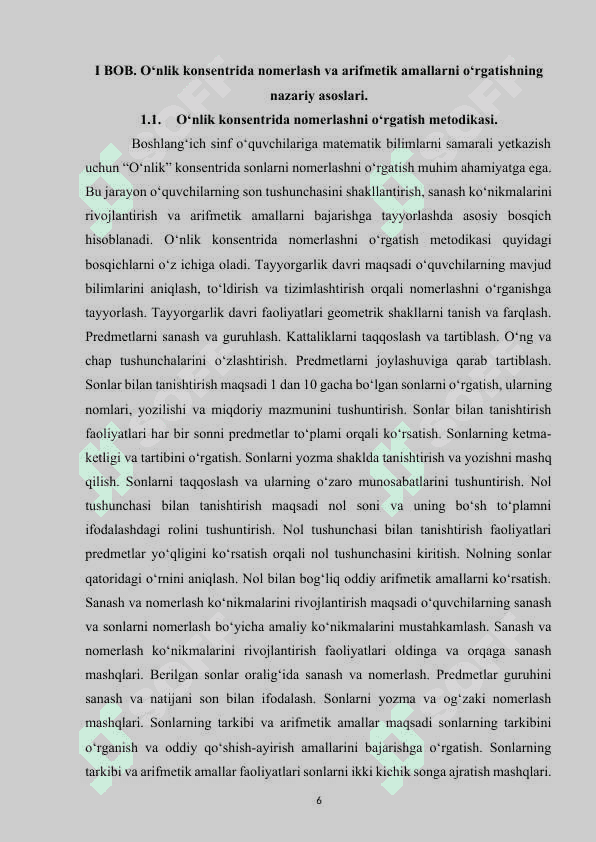 BOSHLANG‘ICH SINFLARDA MATEMATIKA DARSLIGI USTIDA IJODIY ISHLASH VA DARSLIK TAHLILINI AMALGA OSHIRISH METODIKASI (2-SINF MISOLIDA 6