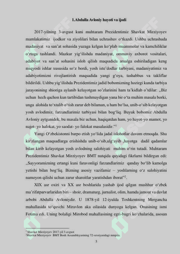 Abdulla Avloniyning Turkiy Guliston yoxud axloq asarida ta’limiy va axloqiy masalalar 5