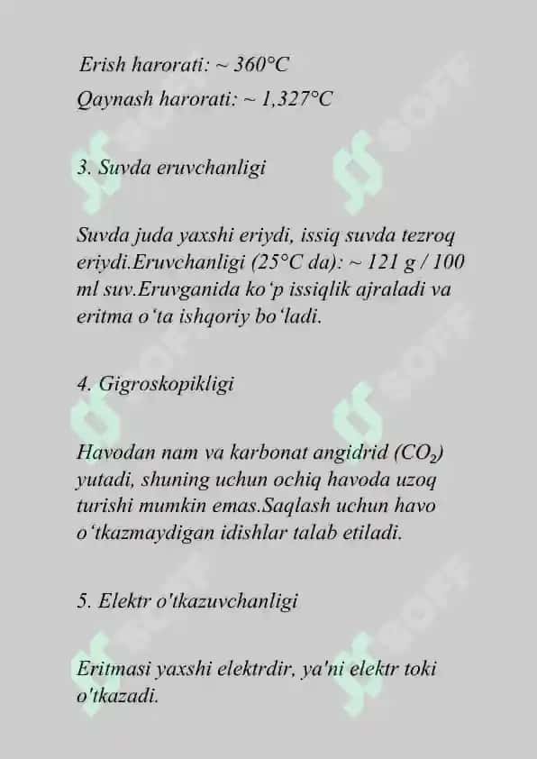 Kaliy gidroksid 4