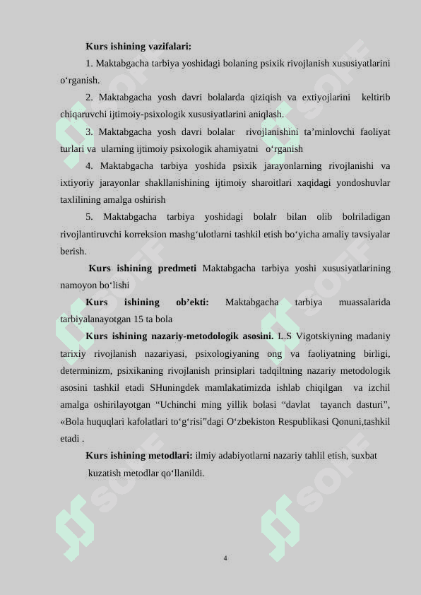 Maktabgacha tarbiya yoshi bolalar psixik rivojlanishining psixologik –pedagogik diagnostikasi xususiyatlari 4