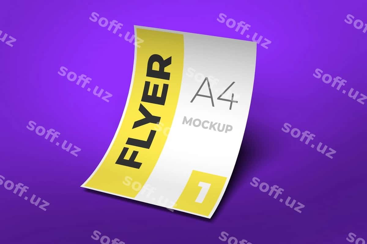 Flyer maketi | Flyer mockup 1