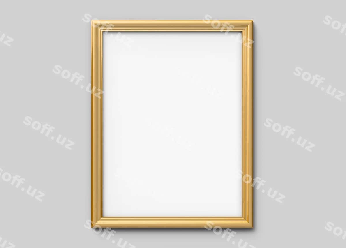 Oltin rasm ramkasi | Golden picture frame 1