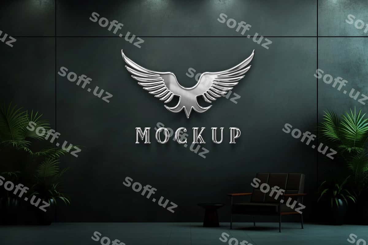 Mamlakiyatli chiroy logotipi mockup | Luxury beauty logo mockup 1