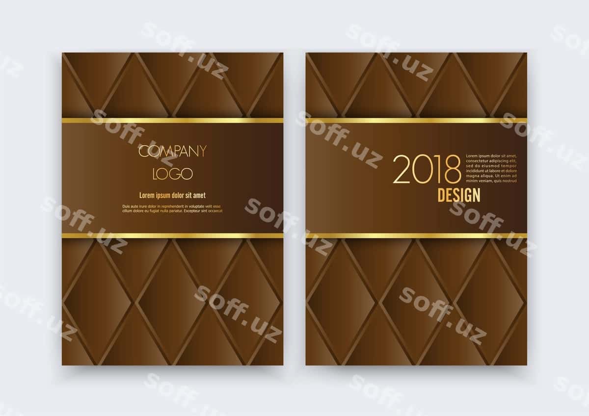 Hashamatli premium broshyura dizayni | Luxury premium brochure design 1
