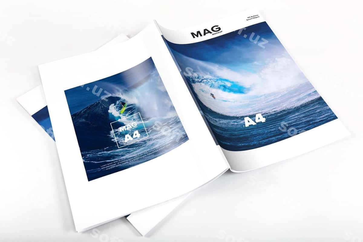 Magazin namuna dizayni | Magazine mock up design 1