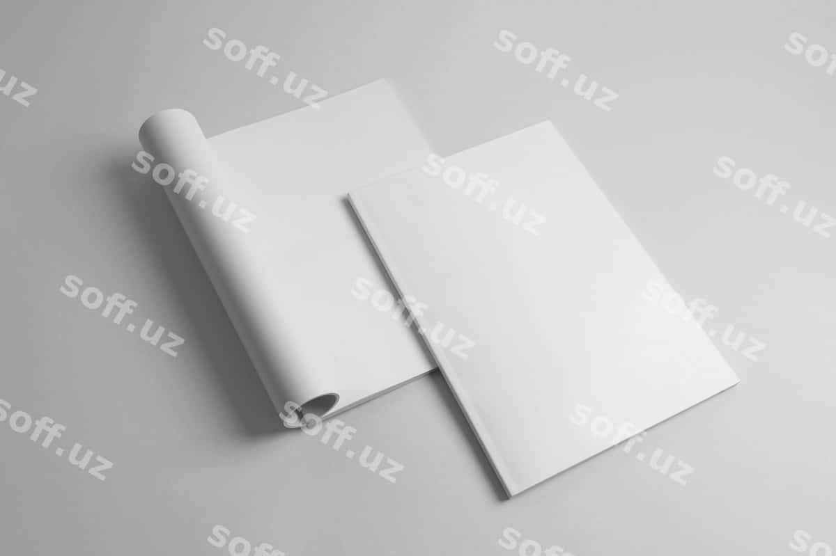 Jurnallar studiysi mockup | Magazines studio mockup 1