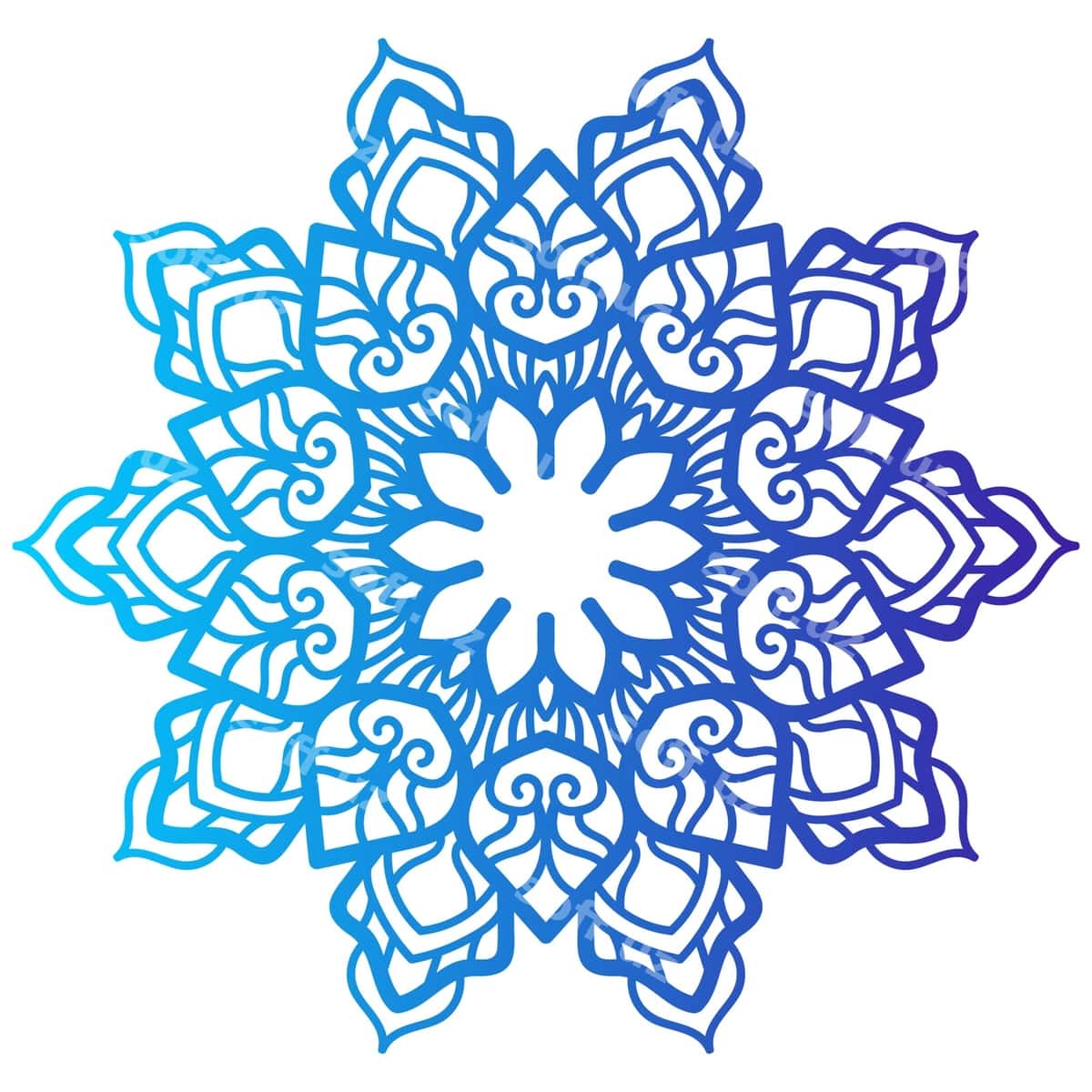 Mandala bezatma gul fon dizayni | Mandala ornament flower background design 1