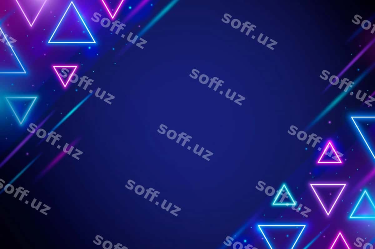 Neon fon dizayni | Neon background design 1