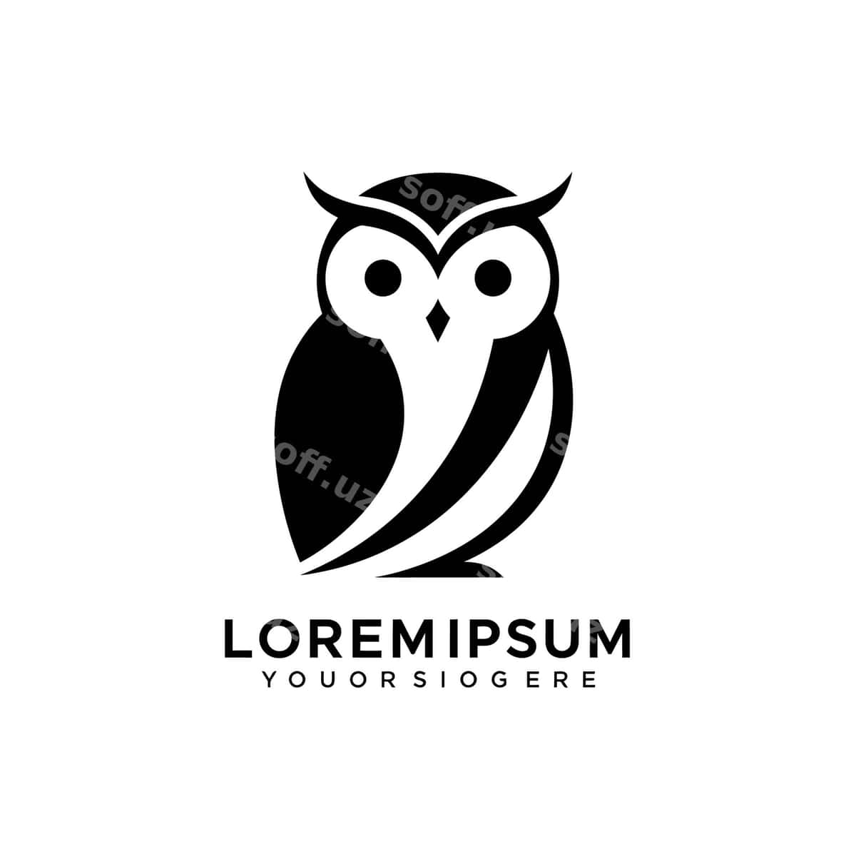 Boyqush logotipi dizayni | Owl logo design 1