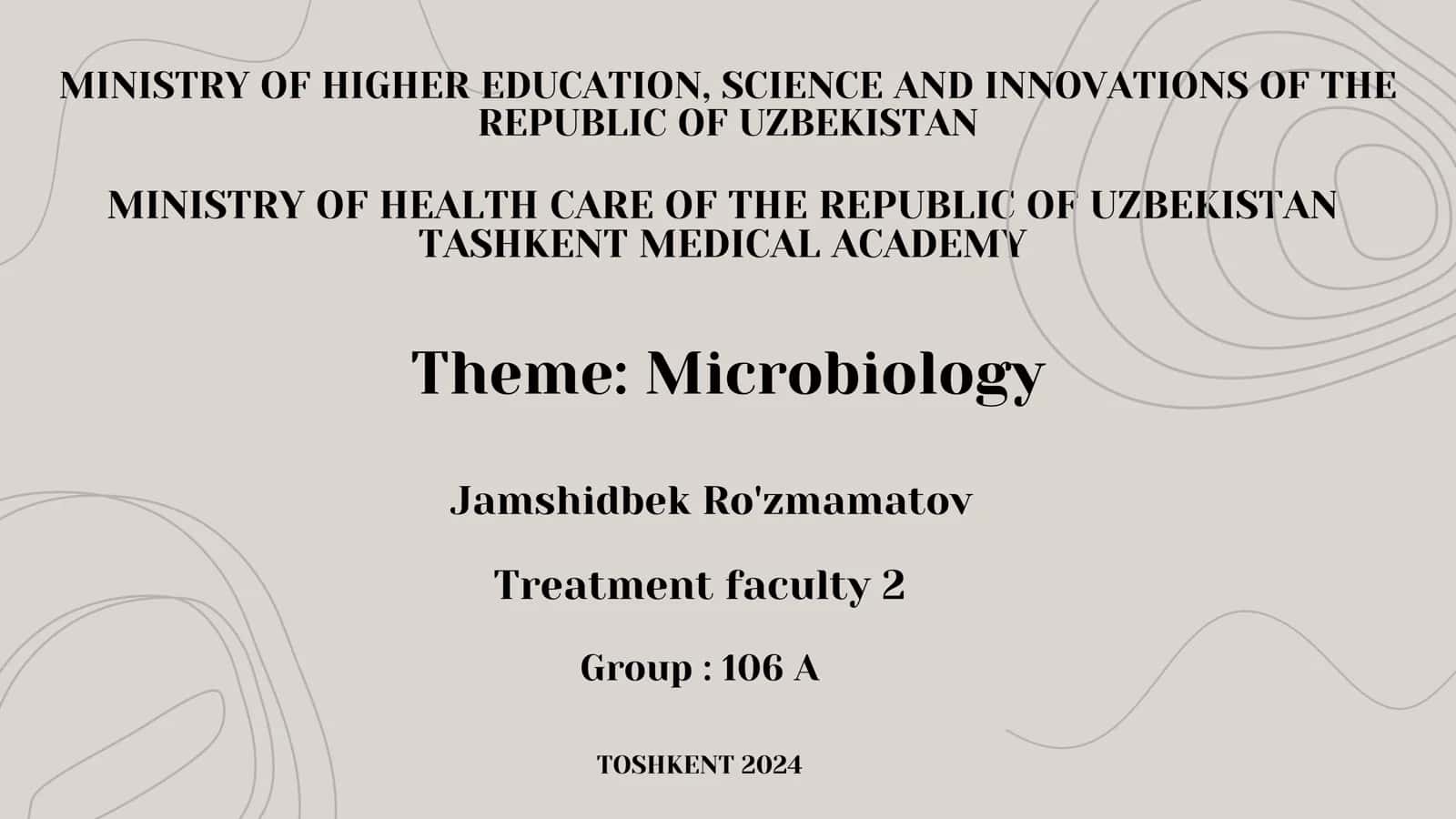 Microbiology 1