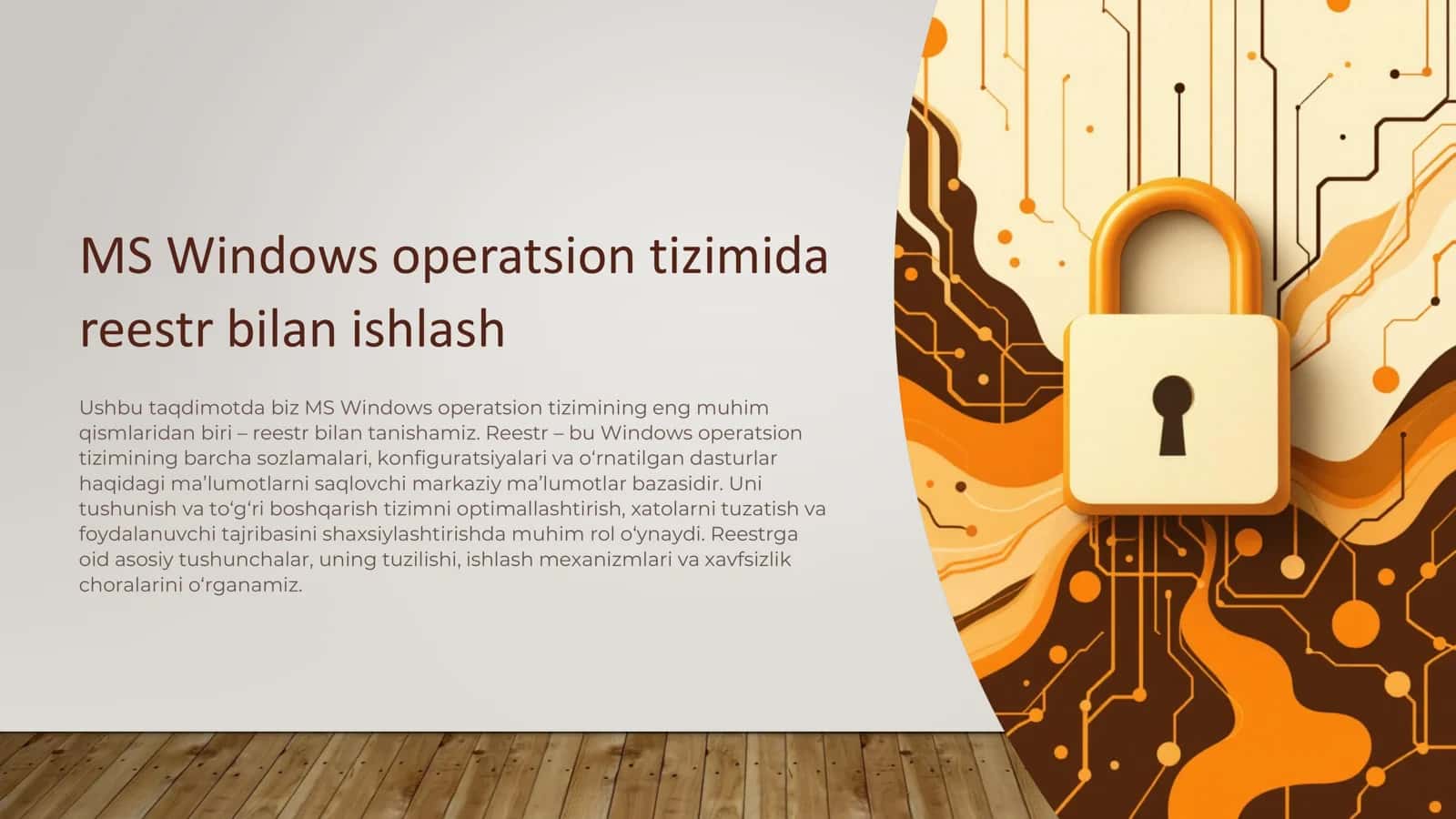 MS Windows operatsion tizimi 1