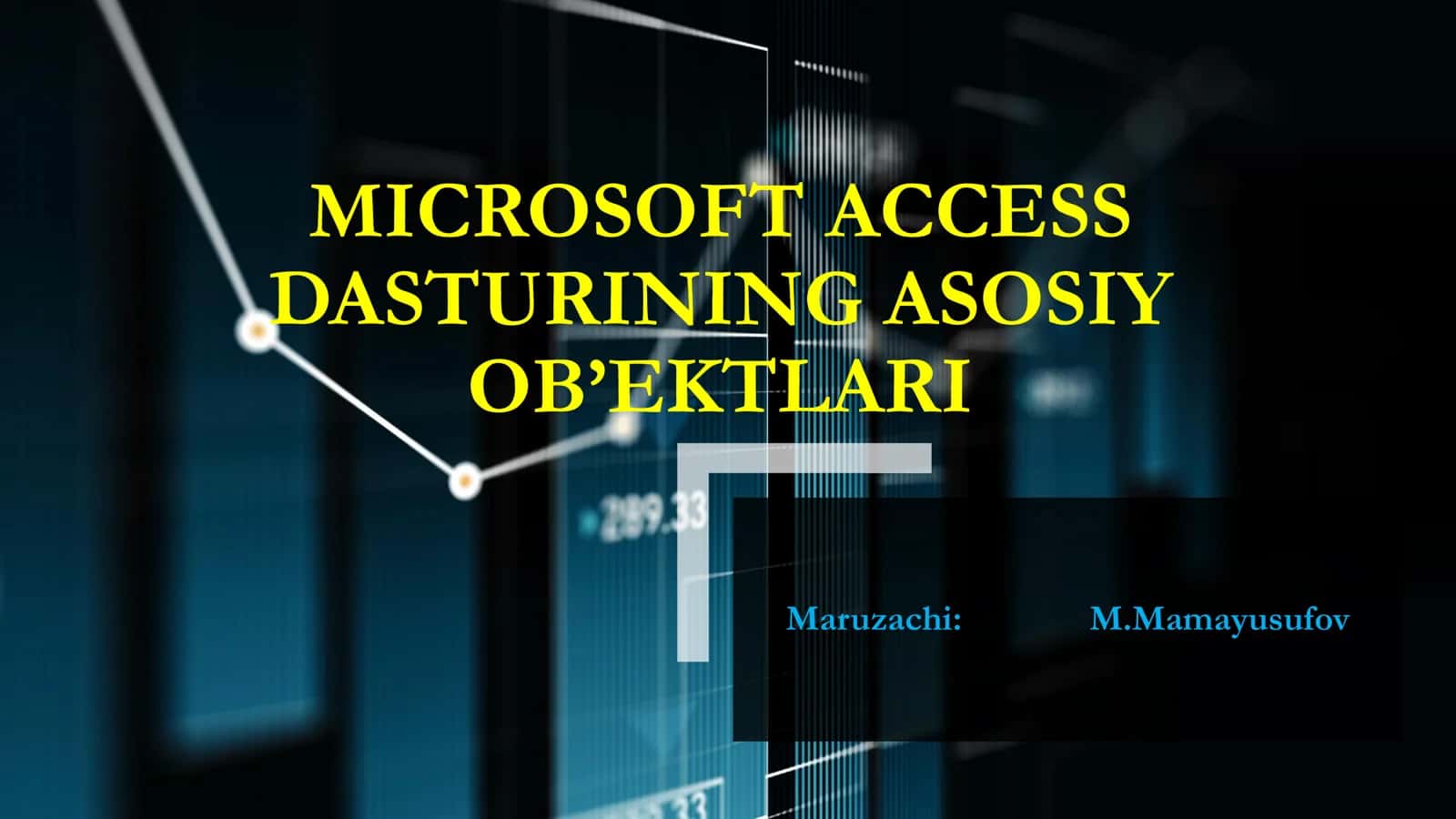 MICROSOFT ACCESS 1