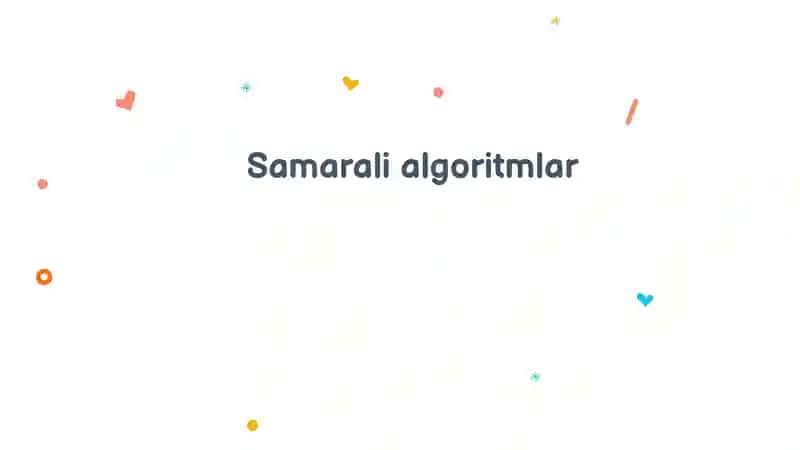 Samarali algoritmlar 1