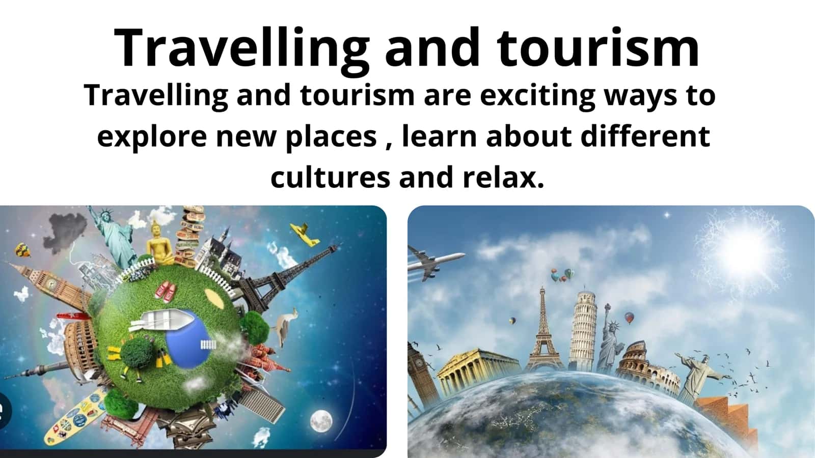Travelling and tourism 1