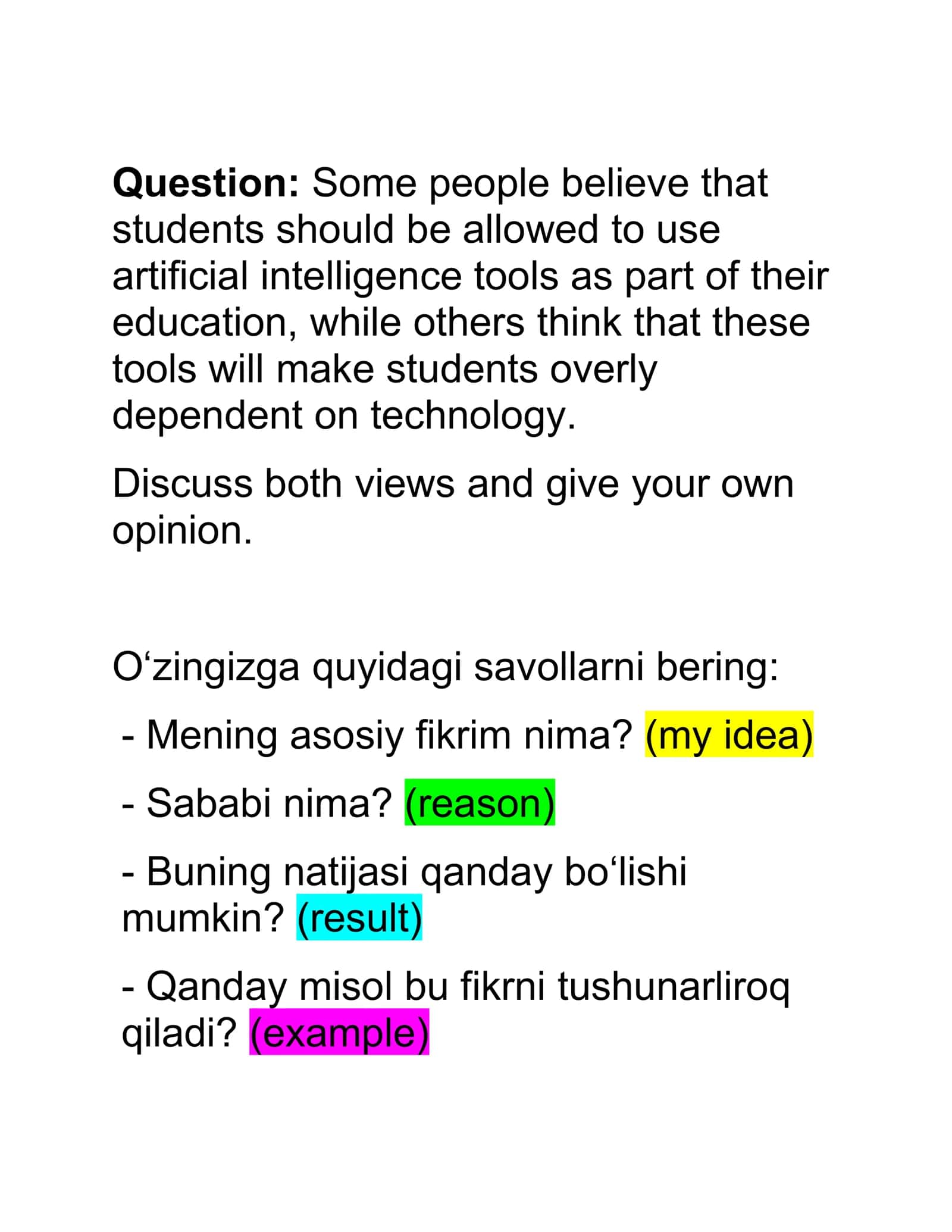 Idea Development 2