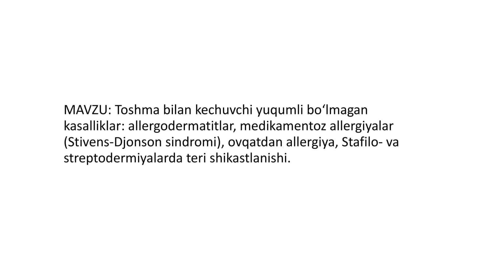 Allergodermatitlar 2