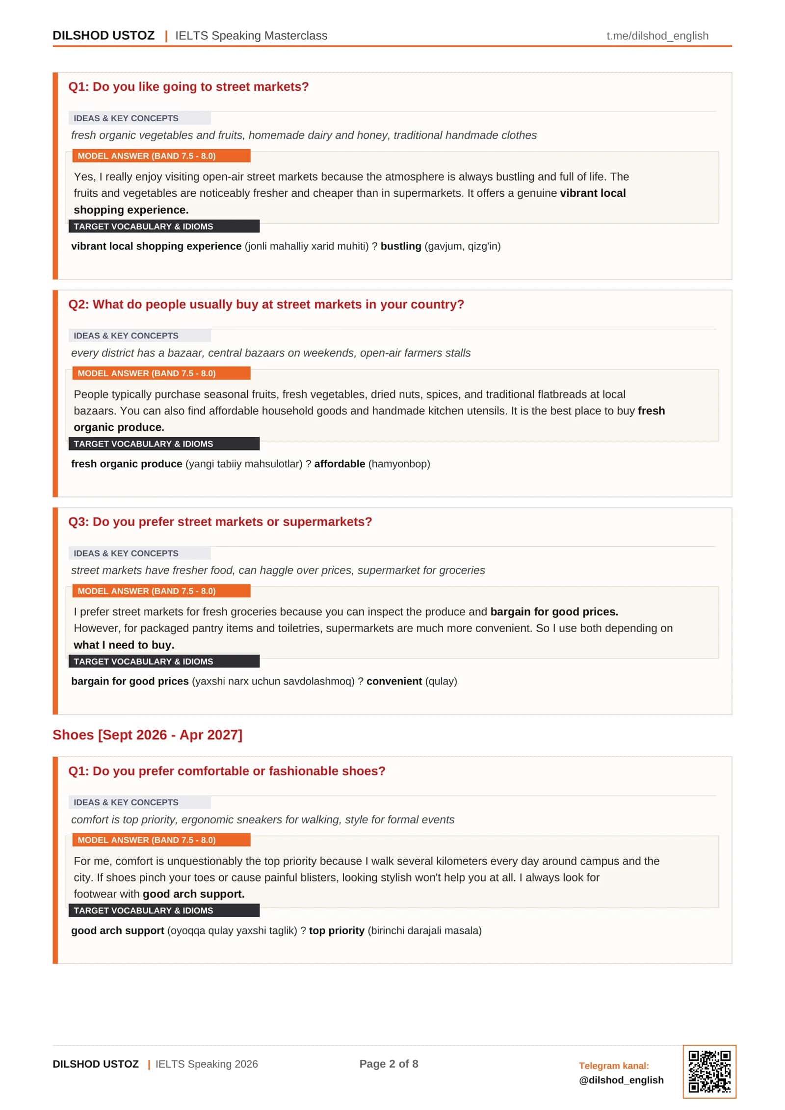 IELTS Speaking Masterclass lesson 7. 2