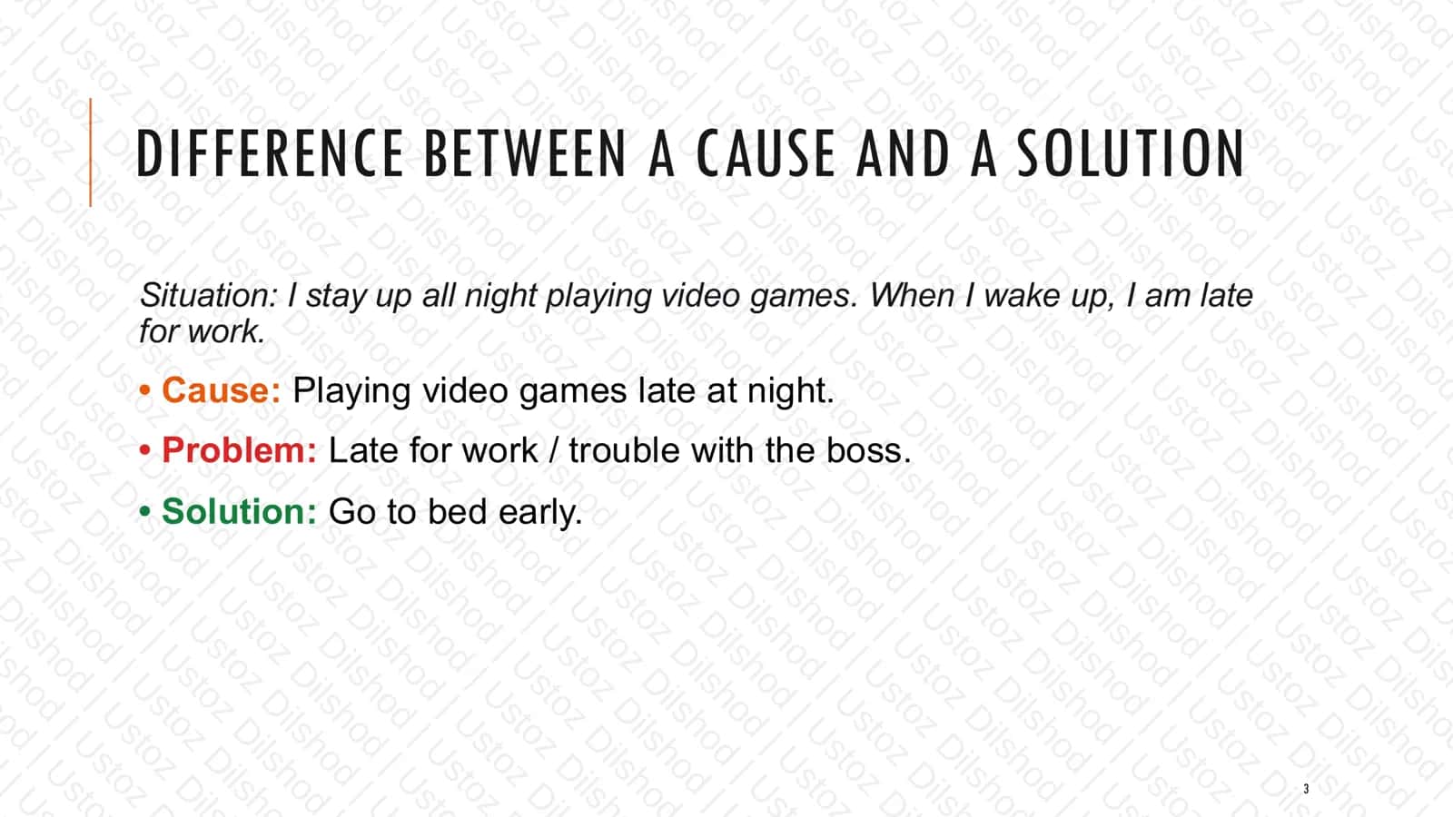 IELTS writing Task 2. Problem, Cause & Solution Essay 3