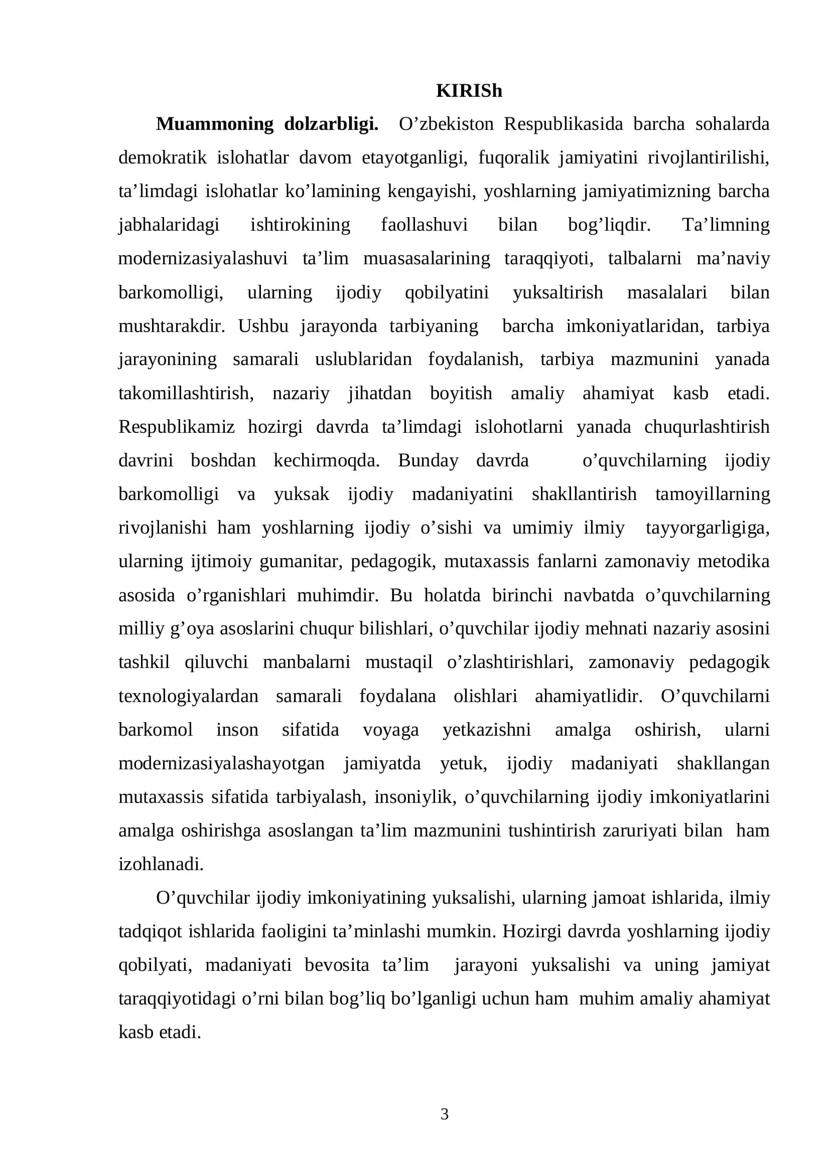 O’quvchilar ijodiy qobilyatlarni yuksaltishda uzluksiz ta’limning ahamiyati 3