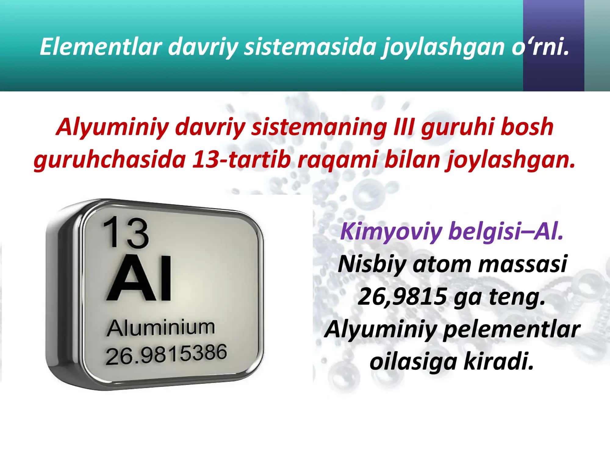 Alyuminiy 3