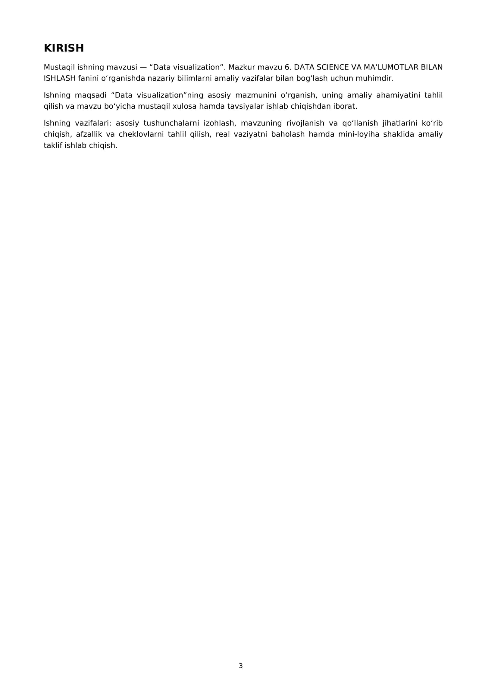 MUSTAQIL ISH DATA VISUALIZATION 3
