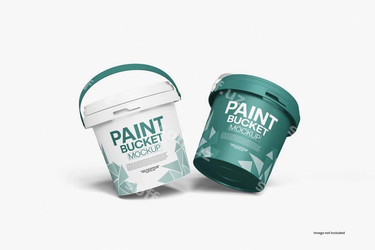 Paqir maketi | Paint bucket mockup 1