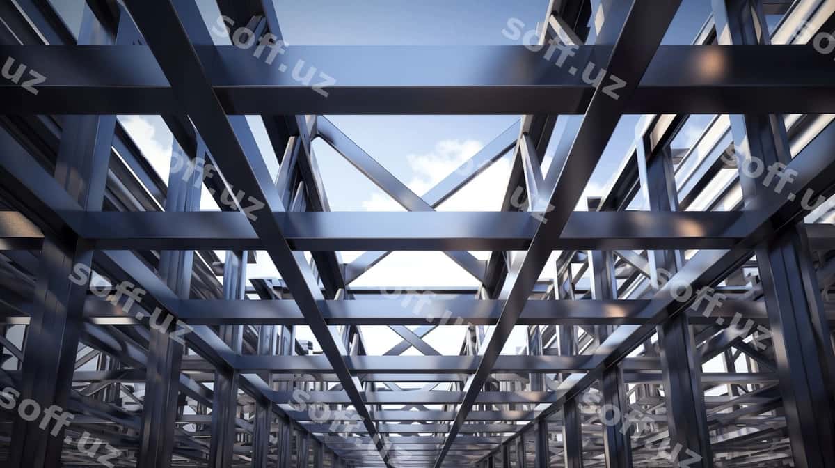 Foto temir ramka qurilishi | Photo steel framework building 1